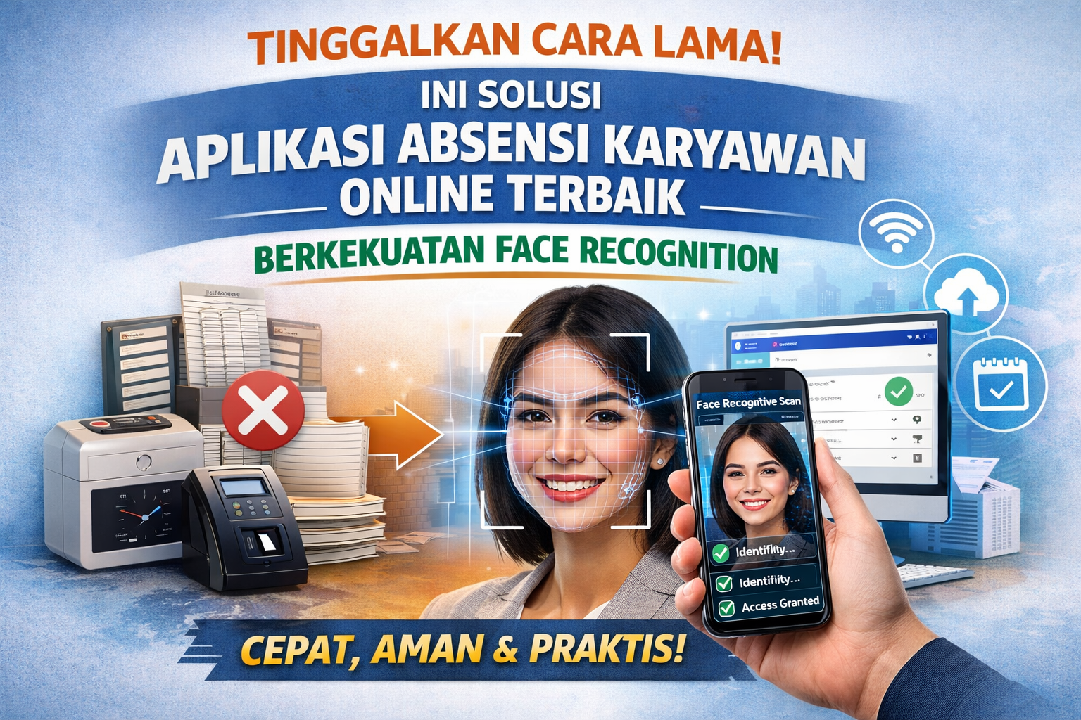 Solusi Aplikasi Absensi Karyawan Online Terbaik Berkekuatan Face Recognition